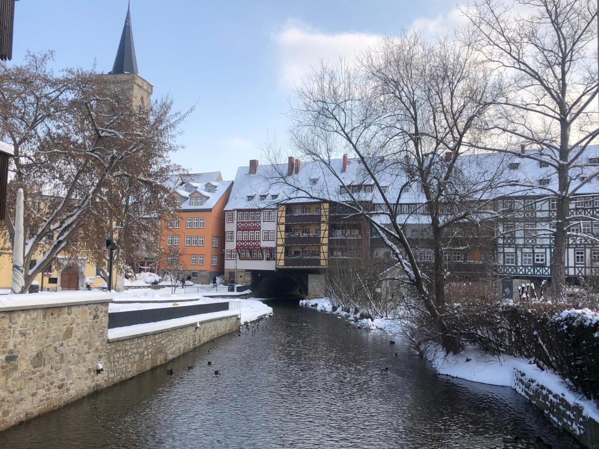 Ferienwohnung Augenblick - Stylisches Apartment In Der Besten Altstadtlage Von แอร์ฟวร์ท ภายนอก รูปภาพ