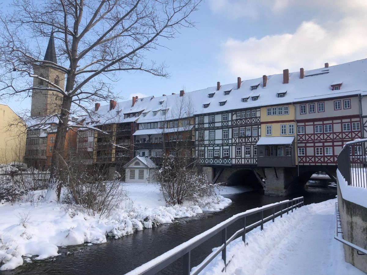 Ferienwohnung Augenblick - Stylisches Apartment In Der Besten Altstadtlage Von แอร์ฟวร์ท ภายนอก รูปภาพ